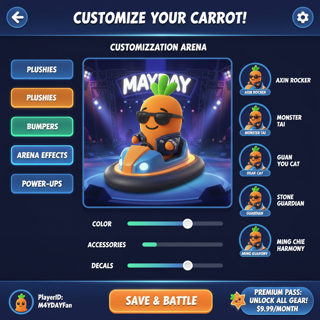 Mayday Carrot Clash asset 3
