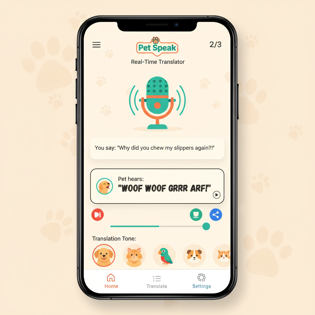 Pet Speak: Human-to-Animal Translator asset 3
