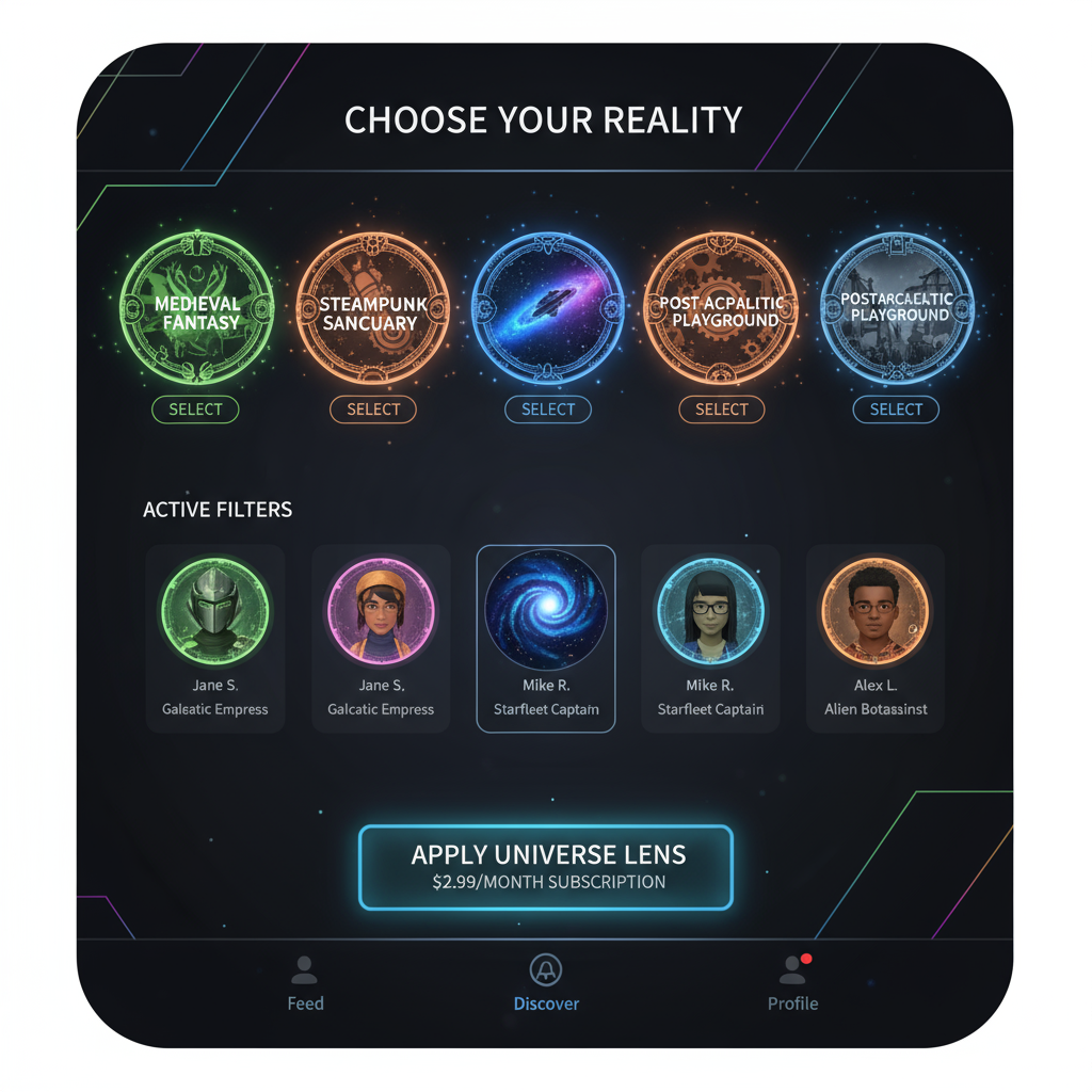 Alt-Feed AR: Your Multiverse Social Scroll asset 3