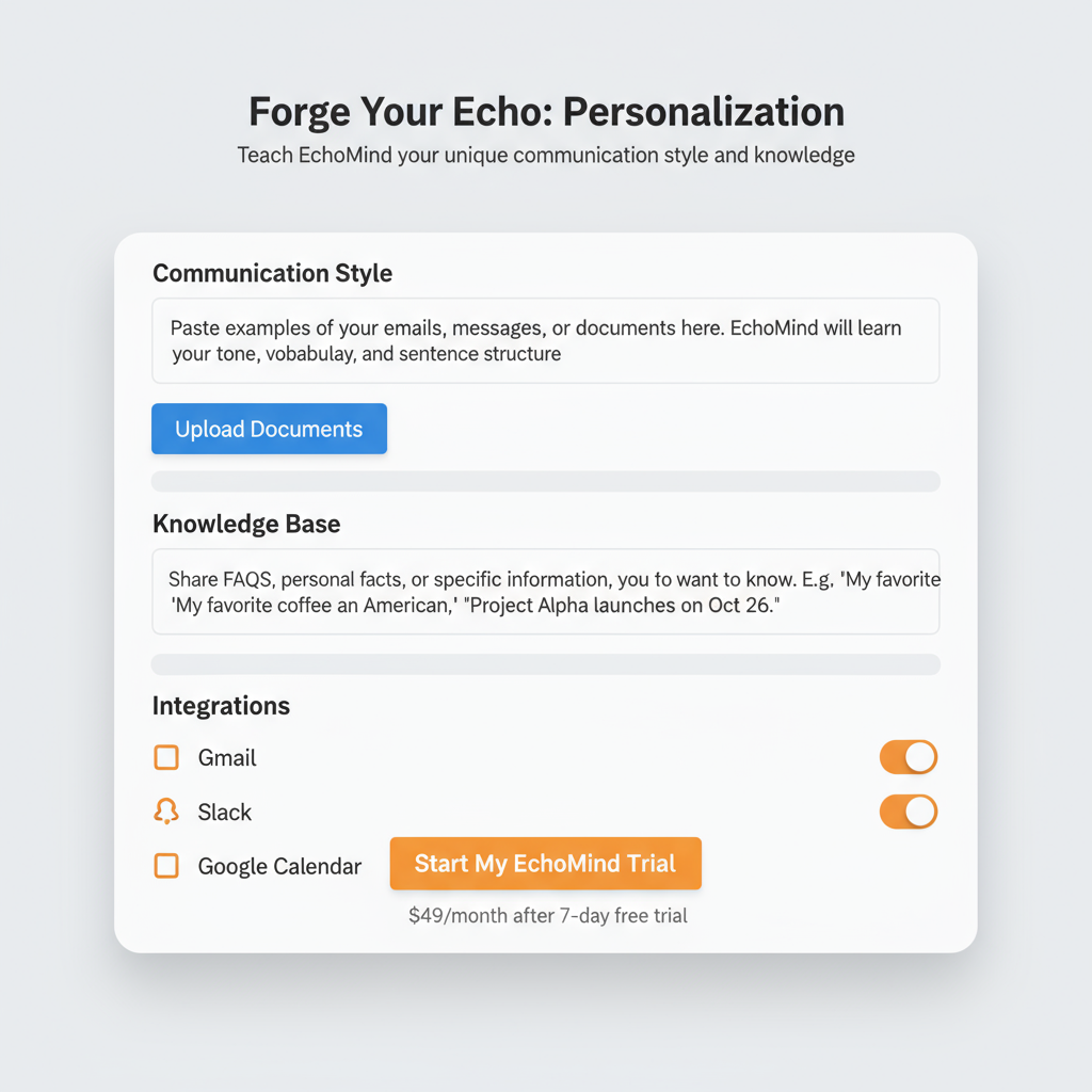 EchoMind: Your AI Digital Twin asset 2